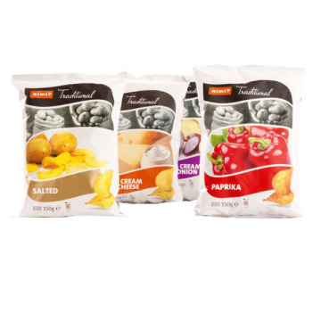 Gesalzene Kartoffelchip-Tasche / Plastikimbiss-Beutel / Kartoffelchips-Verpackung